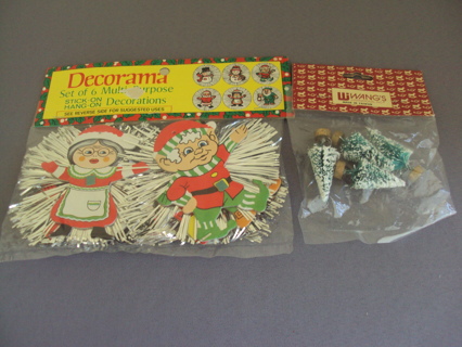 Vintage Lot Of 3 Christmas Items