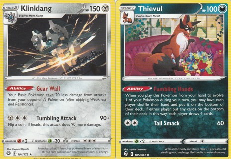 Pokemon TCG Black Star Rares - 2 Card Lot