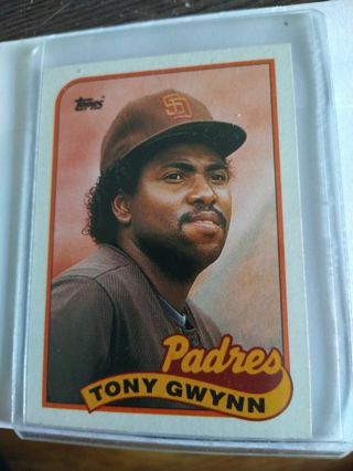 Tony Gwynn 89 Topps