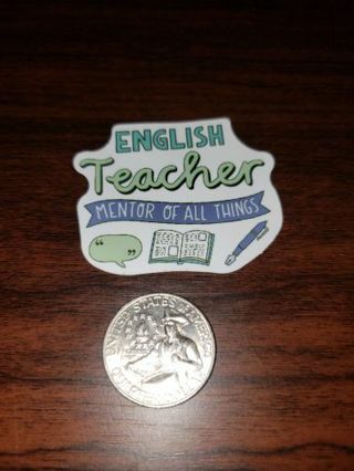 English Teacher Vinyl Decal Sticker Bomb Car Bike Motorcycle Skateboard Laptop ELA