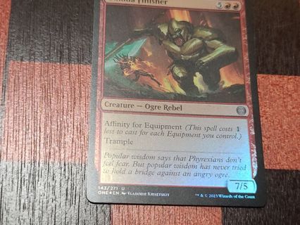 Magic the gathering mtg Oxidda Finisher foil Phyrexia All Will Be One