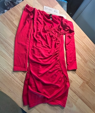 Sexy red dress size medium .