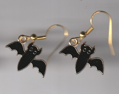 GP ENAMEL BAT EARRINGS STYLE 3 (PLEASE READ DESCRIPTION