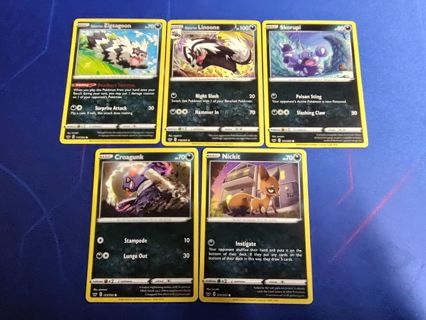 Pokemon SWSH Dark Cards