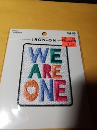 Iron on applique