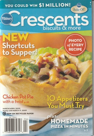 Soft Covered Recipe Book: Pillsbury: Crescents Biscuits & More
