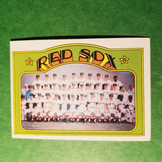  1972 - TOPPS BASEBALL CARD NO. 328 - BOSTON TEAM - RED SOX