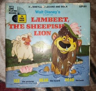 Lambert, The Sheepish Lion. Book and Record Paperback – January 1, 1971