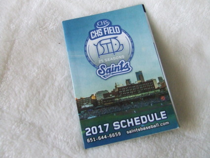 2017 St Paul Saints Minor Baseball Schedule 