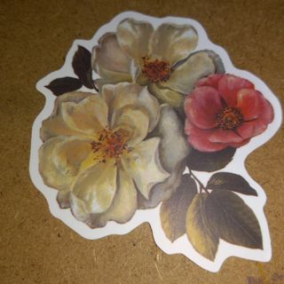 Flower nice one big new vinyl sticker no refunds regular mail only Very nice