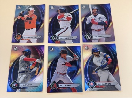 2022 Bowman platinum baseball lot