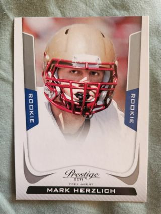 2011 Panini Prestige Rookie Mark Herzlich Jr.