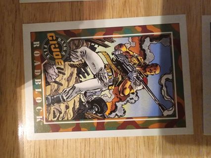 G I Joe trading card #30