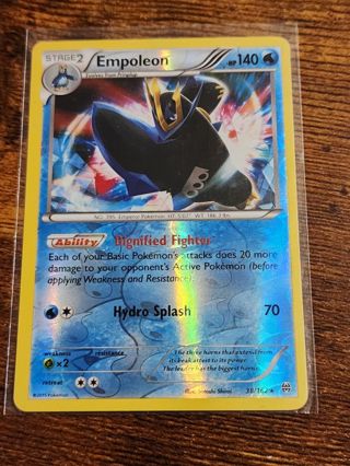 Pokemon Empoleon reverse holo rare 38/162