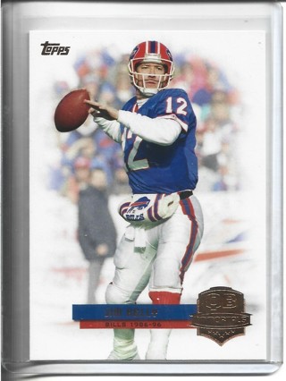 2012 Topps Jim Kelly NFL Football Card 