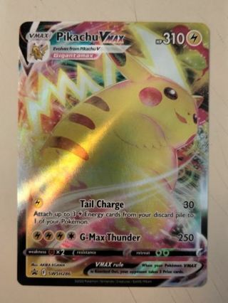 Pikachu swsh286 rare holo promo NM Pokemon