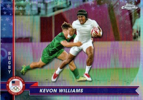 2024 Topps Chrome Olympics Kevon Williams Refractor #111