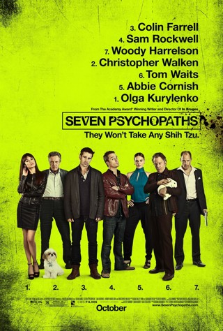 Seven Psychopaths (SD) (Movies Anywhere) VUDU, ITUNES, DIGITAL COPY