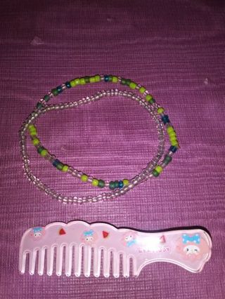 Seed Bead Bracelets & My Melody Hair Clip