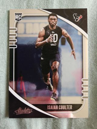 2020 Panini Absolute Rookie Isaiah Coulter