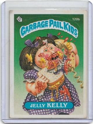 1986 TOPPS GARBAGE PAIL KIDS JELLY KELLY CARD