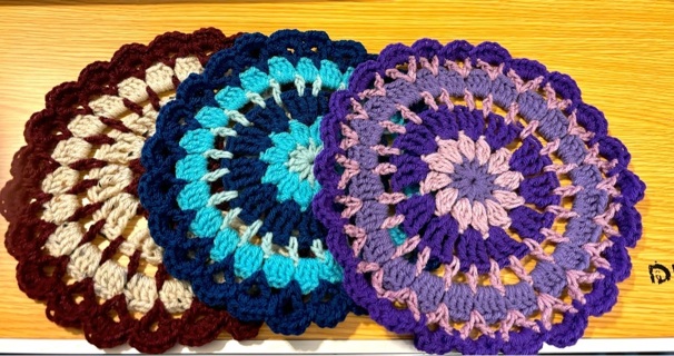 New, Handmade Doilies 