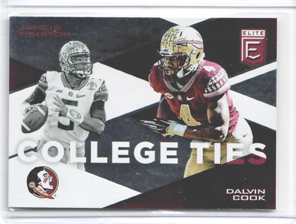 Dalvin Cook Jameis Winston - 2017 Elite Draft Picks College Ties #6