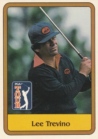 Lee Trevino 1981 Donruss PGA Tour Trading Rookie Card # 2