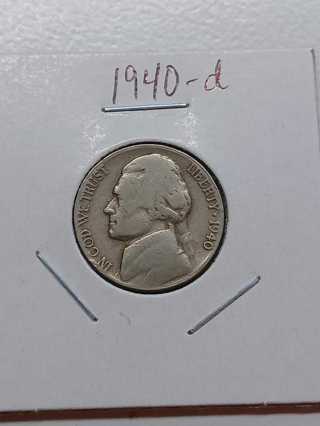 1940-D Jefferson Nickel! 22