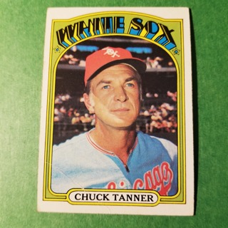 1972 - TOPPS BASEBALL CARD NO. 98 - CHUCK TANNER - WHITE SOX