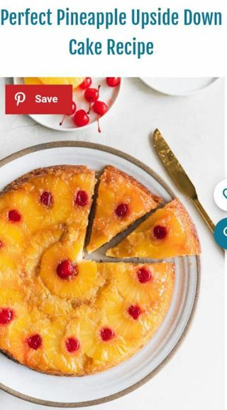 Perfect Pineapple Upside Down Cake*+*yum*+*