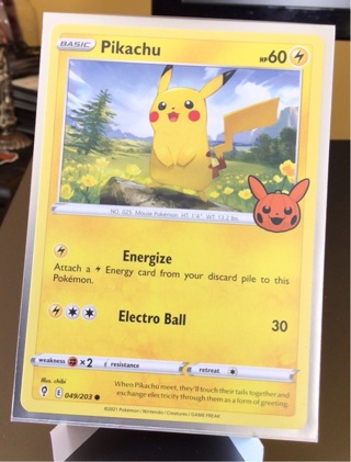 Pokémon Card Pikachu