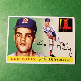 1955 - TOPPS BASEBALL CARD NO. 36 - LEO KIELY - RED SOX