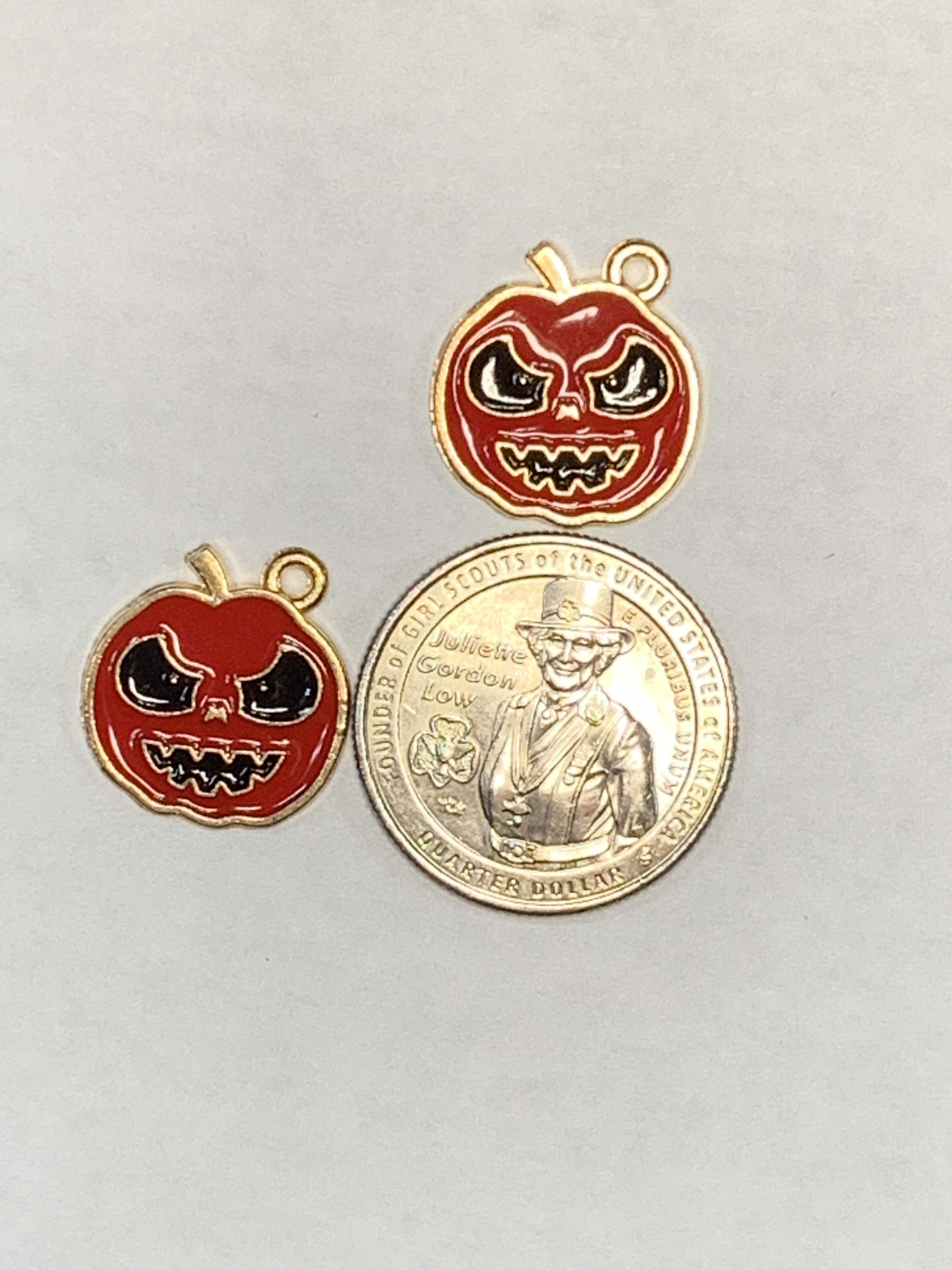 Free: HALLOWEEN CHARMS~#46~SET OF 2 CHARMS~FREE SHIPPING!