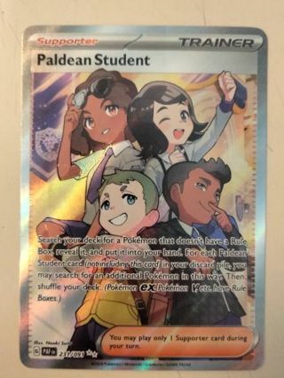 Paldean student 231/091 double rare holo nm pokemon