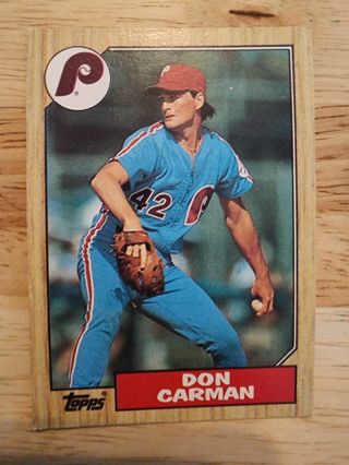 87 Topps Don Carman #355