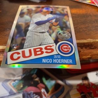 2020 people topps 35 years foil nico hoerner rookie baseball card 