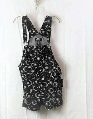 Hot Topic Moon Stars and Sun Overalls New With Tags-Hard to Find Sold Out XL