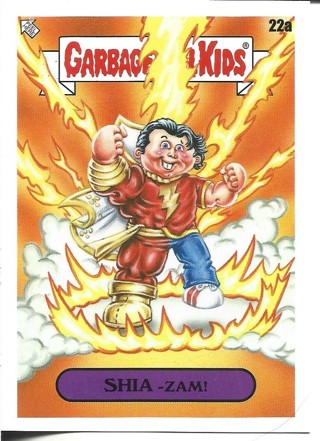 Brand New 2022 Topps Garbage Pail Kids Shia-Zam! Sticker From the Book Worms Set 