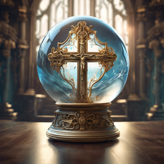 Listia Digital Collectible: Cross Water Globe