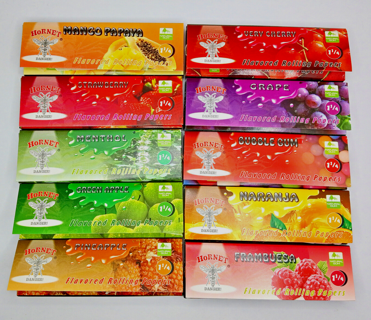 Flavored rolling papers