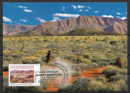 2002 Australia Sc2066 Glen Helen Country maxi card