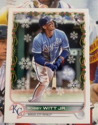 2022 Topps Holiday Bobby Witt Jr.  Rookie Card RC #HW150 Kansas City Royals