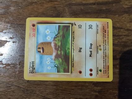 Pokemon Base Set 2 Diglett 71/130 #1