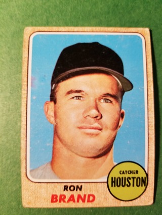 1968 - TOPPS EXMT - NRMT BASEBALL - CARD NO. 317 - RON BRAND - HOUSTON