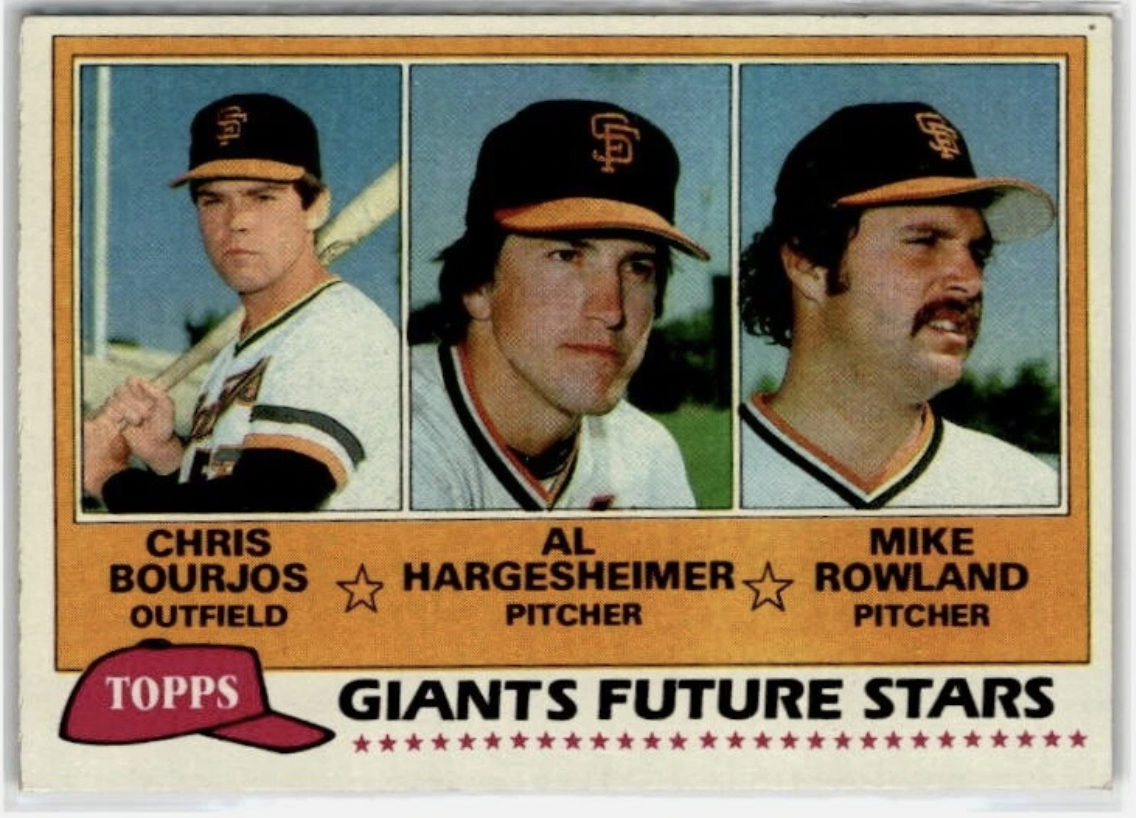 FREE: 1981 Topps Baseball San Francisco Giants Future Stars ROOKIES MLB **