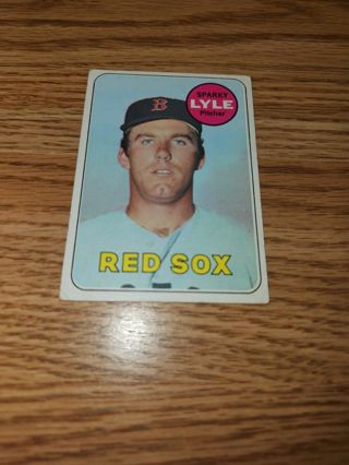 1969 Topps Baseball Sparky Lyle RC #311 Boston Red Sox, VGEX condition, Free Shipping!