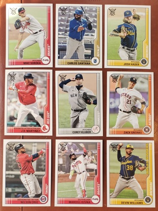 2021 Topps Big League 9 different Cards - All Listed 