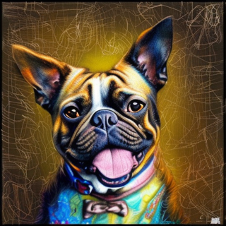 Listia Digital Collectible: [A17] Dog Art Collection: #009