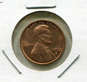 1972 S Lincoln Cent-Brilliant Uncirculated